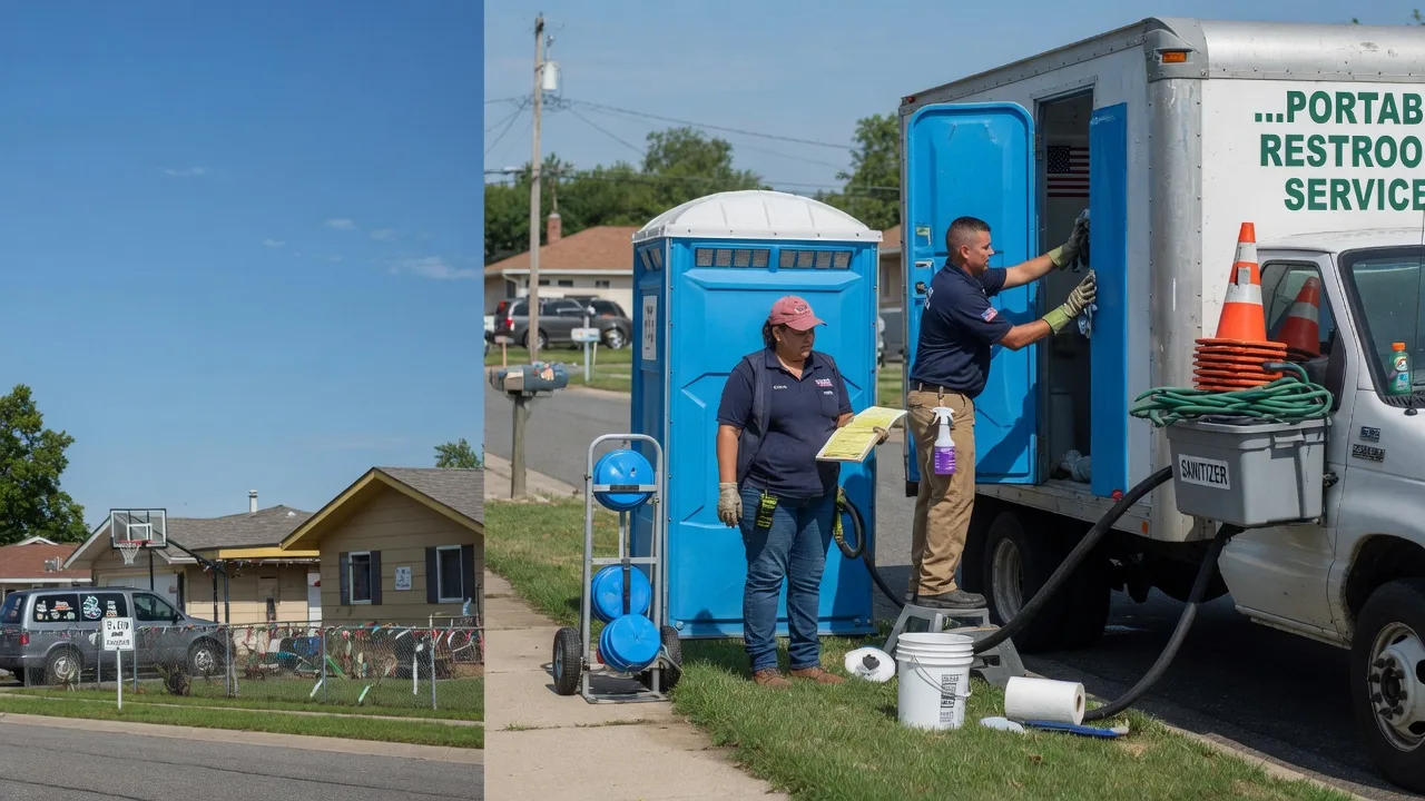 Portable Toilet Rental in New Vienna, OH near me